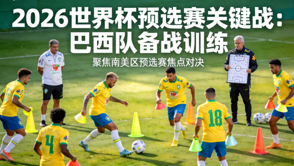 足球新闻：2026世界杯预选赛关键战，巴西队备战训练图